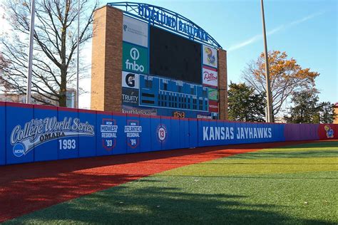 Seating view photos from seats at Hoglund Ballpark, section D, row 4, home of Kansas Jayhawks. See the view from your seat at Hoglund Ballpark., page 1.