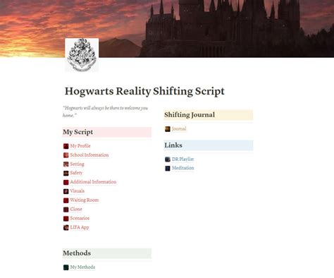 Hogwarts Script Template Portal Tutorials