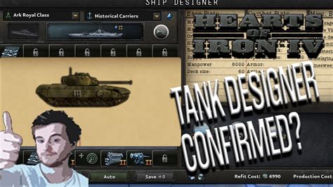 Hoi4 Tank Designer Mod Design Talk