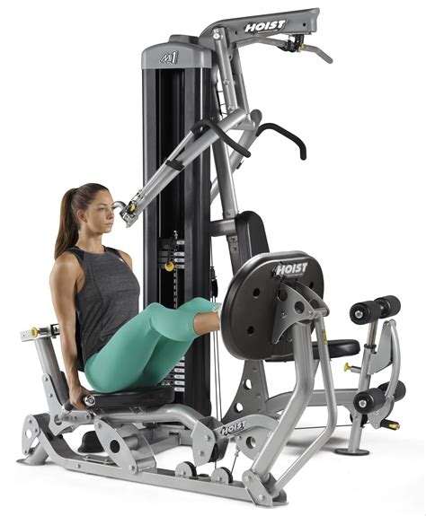 Hoist fitness equipment. The HOIST® Leg Press/Calf Raise comes equipped with an oversized, no-slip, oval foot plate providing multiple foot positions for both leg press and calf exercises. Eleven linear seat adjustments allow for varying leg lengths, while our step-through design makes it easy for users to safely mount and dismount. HOIST’s HD 