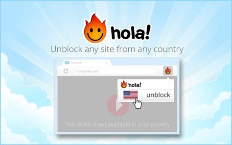 Hola better internet vpn. Hola VPN - Free (limited) or Premium version. VPN extension to access any website. Hola VPN - Version gratuite (limitée) ou Premium. La meilleure extension Chrome VPN pour accéder à n'importe quel site web. Accédez aux sites Web bloqués dans votre pays, votre entreprise ou votre école avec Hola. Hola est gratuit et facile à utiliser ! 