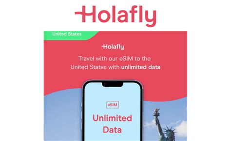 Shop at Holafly for the best prepaid eSIM cards for travel to USA, Unlimited Data is included so you can use your cellphone worry-free. WhatsApp 24/7: +1 (661) 384-8482. Destinations. About us; FAQs; Reviews; Contact us; Login