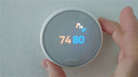 Hold the temperature. Note: This feature is only available for the Nest Thermostat. Start a temperature hold. Open the Home app touch and hold your thermostat's tile. Make sure your thermostat is in Heat, Cool, or Heat • Cool mode before you try to start a temperature hold. Tap Hold temperature .. 