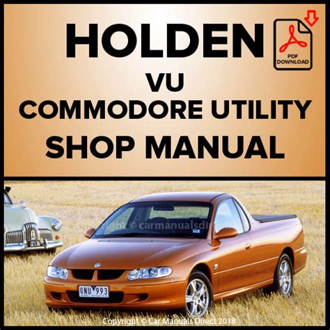 Holden commodore utility vu series service repair manual. - Wv 5 speed manual gearbox ggg.