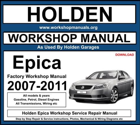 Holden epica workshop service repair manual. - Citroen cx 1983 repair service manual.