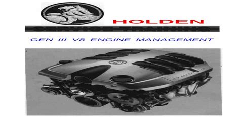 Holden gen 3 v8 workshop manual. - Daihatsu mira mod 2000 service manual.