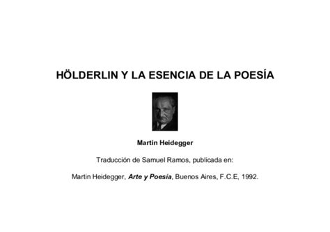 Holderlin y la esencia de la poesia. - Social studies ogt study guide 2015.