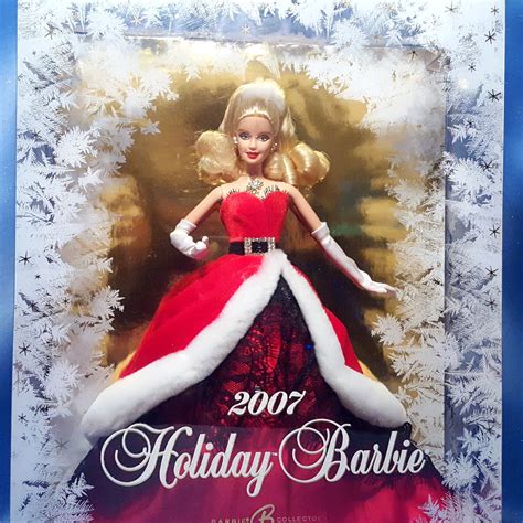 Holiday Barbie Doll 2007 Special Edition by Mattel. Now and Then