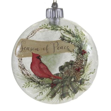 Holiday Cardinal Ornament LED Ornaments