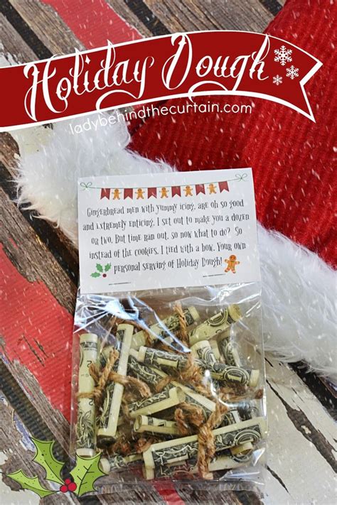 Holiday Dough Recipe Holiday, Holiday crafts, Money gift