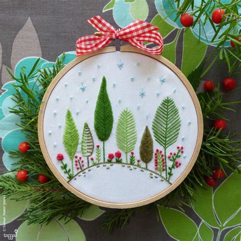 Holiday Embroidery - Etsy