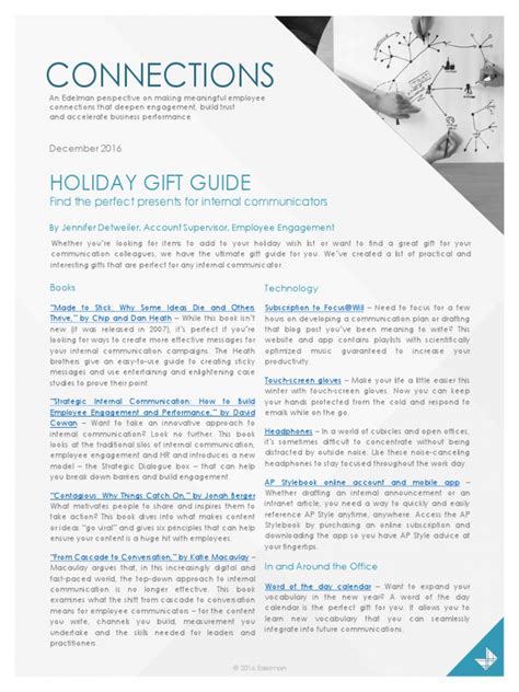 Holiday Gift Guide Find the Perfect Presents for Internal Communicators