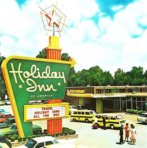 Holiday Inn Vintage Postcard