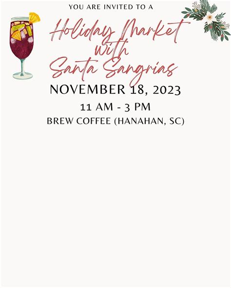 Holiday Market at Brew, Brew Coffee, Wine and Craft Beer, Hanahan …