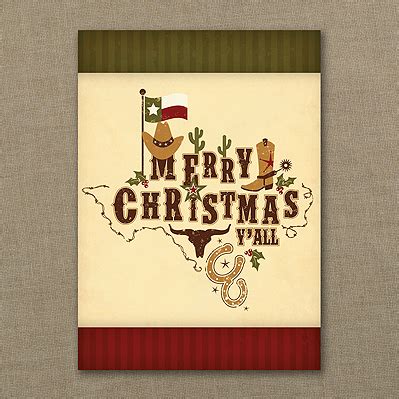 Holiday Texas Themed Holiday Cards Poshmark