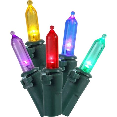 Holiday Time 50 8Function Battery Operated LED Mini Lights Multicolor
