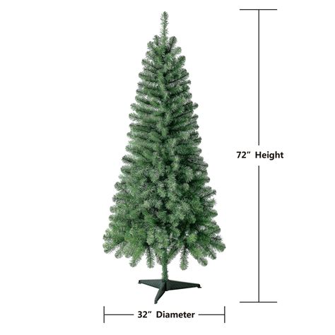 Holiday Time Wesley Pine Green Artificial Christmas Tree, 6