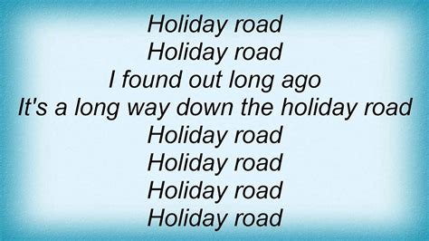 Holiday road song. Things To Know About Holiday road song. 