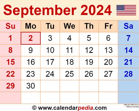 Holidays Calendar for September 9, 2024 - AnydayGuide