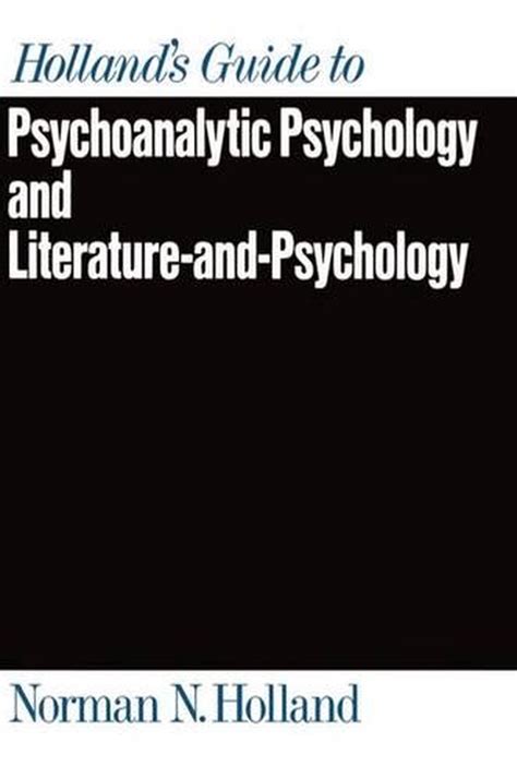 Holland guide to psychoanalytic psychology and literature and psychology. - Schema elettrico manuale di servizio flstc.
