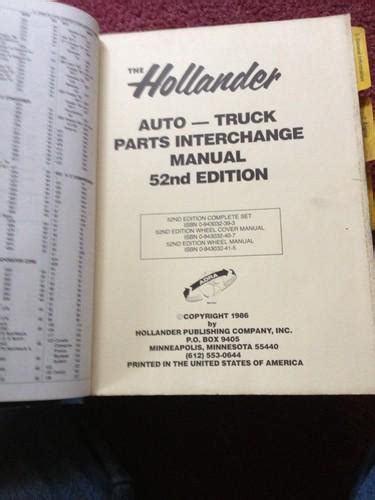 Hollander chevy truck parts interchange manual. - Las tic en la educacion manuales imprescindibles.