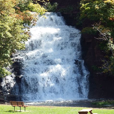 In addition to a gorgeous 34-foot waterfall, there are miles of exquisite wooded hiking trails. This park also is perched right on the Erie Canal with a picnic area perfect for family get …. 