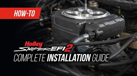 NOTE: Sniper 2 EFI is designed to use standard Holley 4150 Transmission Kickdown & Throttle cable brackets: 20-95, 20-88, 20-93, 20-2, 20-112 Before beginning the Sniper 2 EFI installation, a switched 12v Ignition source must be identified. This source must have 12v while cranking and in the run position. Do NOT connect the switched 12v wire. 