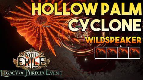 Hollow palm build.  This is full physical impale cyclone build.  In the expens...
