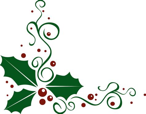 Holly Border Clipart - ClipArt Best