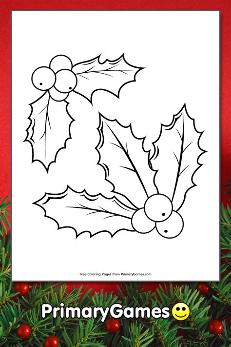 Holly Coloring