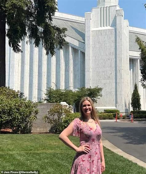 Source - A mom-of-four who was 'shunned' by her church after they discovered her OnlyFans account is cashing in as a 'Mormon mistress' on the site — claiming married Mormon fans are paying for virtual sex. Holly Jane, 39, from California, has been part of the religious group for years, which has very strict rules, including no alcohol ...