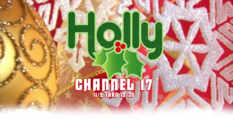 SiriusXM's holiday channel lineup features: Holly (via satellite on channel 17) Will feature contemporary holiday music as well as traditional favorites, including songs by Kelly Clarkson ...
