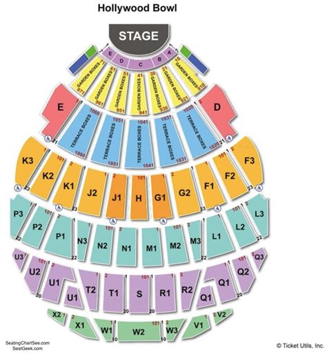 Hollywood bowl interactive seat map. Find your seat before the concert with our seating map. 