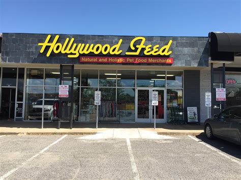 Hollywood feed store. Whether your cat spends their time indoors or out, Hollywood Feed at 5228 Sunset Blvd in Lexington carries the supplies to keep them active and entertained, too. Tough scratching posts, fun teasers, towering trees, and interactive puzzle boxes allow for enriching indoor playtime. 