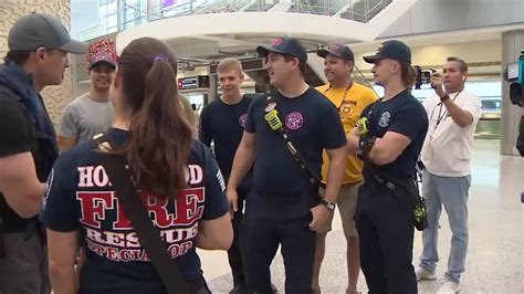 Hollywood firefighter returns home after aiding Israel