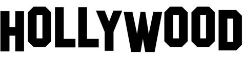 Hollywood font. I wanted a font that accurately portrayed the hollywood sign and so I came up with this. I made a version with hills so you can create titles that look like the hollywood sign without a graphics program. You can buy the font to use on merchandise, albums, shirts, ... 