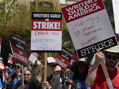 Hollywood writers at rally say they’ll win as strike reaches 50 days
