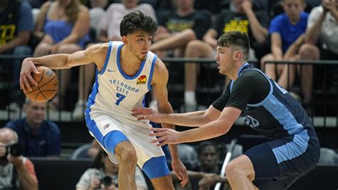 Holmgren continues return from injury with strong game in Thunder’s NBA Summer League opener