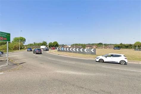 Holmston roundabout ayr accident.  The incident happened around 5.