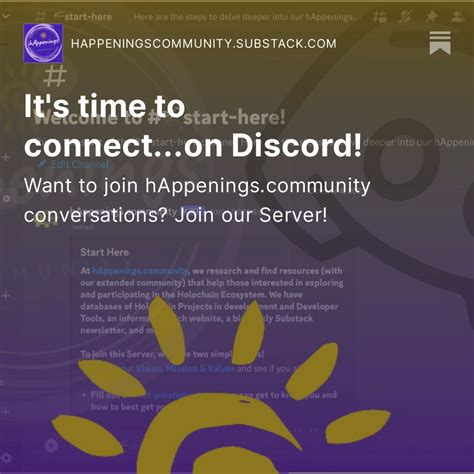 Holochain discord.  https://holo.  Join if you want! https://discord.  V...