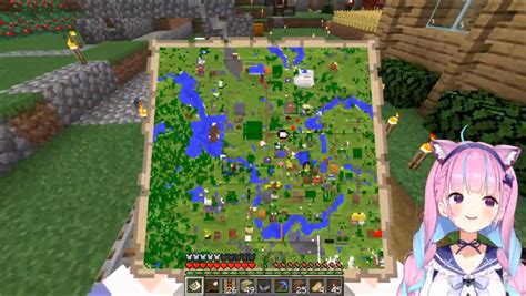 Hololive en minecraft map.  It is still on the Chapter I map though, as shown whe...