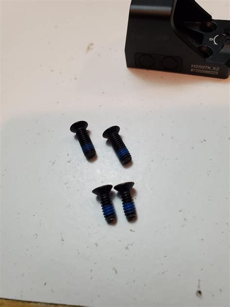 Holosun 507k screws. Apr 15, 2024 · Maple Leaf Firearms, LLC. $5.00. or 4 interest-free payments of $1.25 with. ⓘ. (17 reviews) Write a Review. Optic Cut Replacement Screws: Required Trijicon RMR / Trijicon SRO (6-32x.400" 15IP Drive) Trijicon RMRcc (5-40x.25" 3/32 Allen Drive) Holosun 407C/507C/508T (6-32x.315" Reduced Head Diameter 10IP Drive) Holosun 407k/507k (6-32x.400 ... 