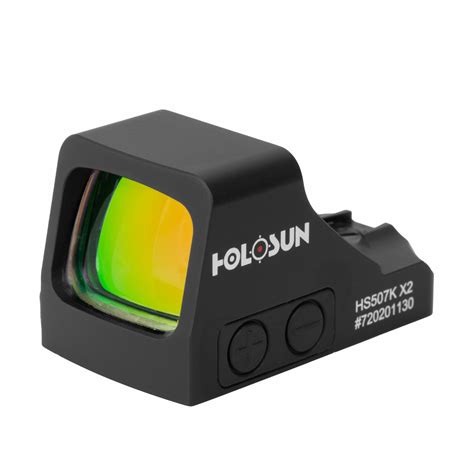 Holosun 507k x2 footprint. The Holosun 507K costs $320, while the EPS Carry costs $400. If you want a lower-priced EPS, nix the Carry for the EPS at $330. When considering money, the Holosun 507K is the more economical option. It costs $80 less than the competing EPS Carry. We've gone over the details of the Holosun 507K and the EPS Carry. 