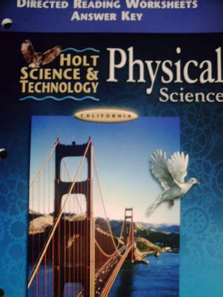 Holt Physical Workbook Science Answers