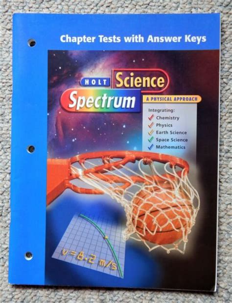Holt Science Spectrum A Physical Approach Answers