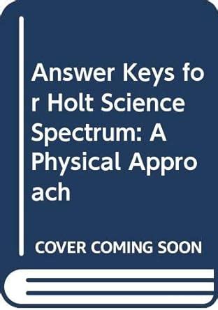 Holt Spectrum Keys Answer Cross Disciplinary Science