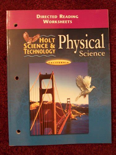 Holt california physical science directed study guide. - The philosophy of snoopy peanuts guide to life.