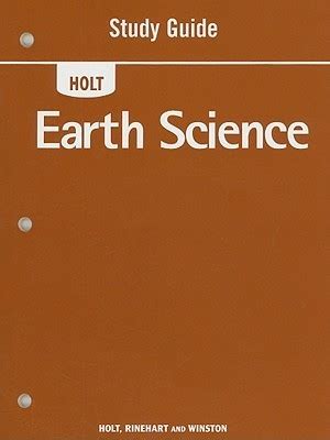 Holt earth science study guide rocks. - Instructor manual for statistics concepts and controversies.