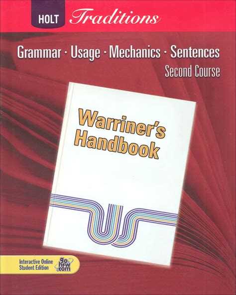 Holt handbook student edition grammar usage and mechanics grade 8. - Lebensverhältnisse in kleinbäuerlichen dörfern 1952 und 1972.