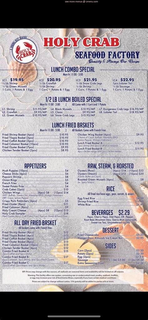 Holy Crab East Peoria, IL 61611 (Menu Order Online) ... HOLY CRAB 27 Photos 18 Reviews 205 River Rd, East Peoria, Illinois Seafood Restaurant Reviews Phone Number .... 